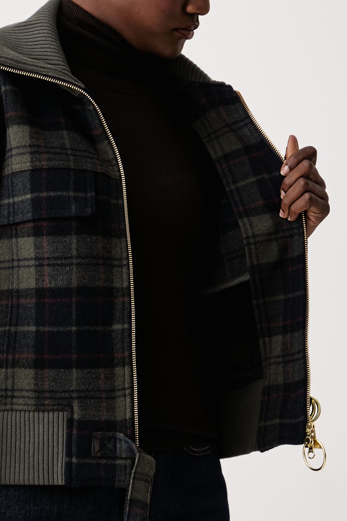 Barbour Kurtka damska z dodatkiem wełny Ivybridge LOS0090