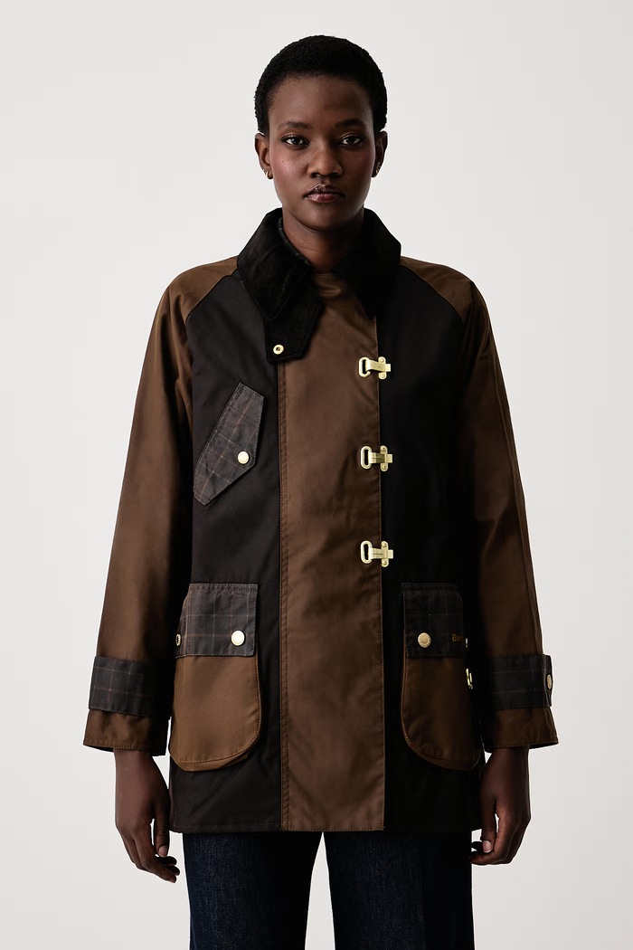Barbour Kurtka damska bawełniana Felton brązowy LWX1576