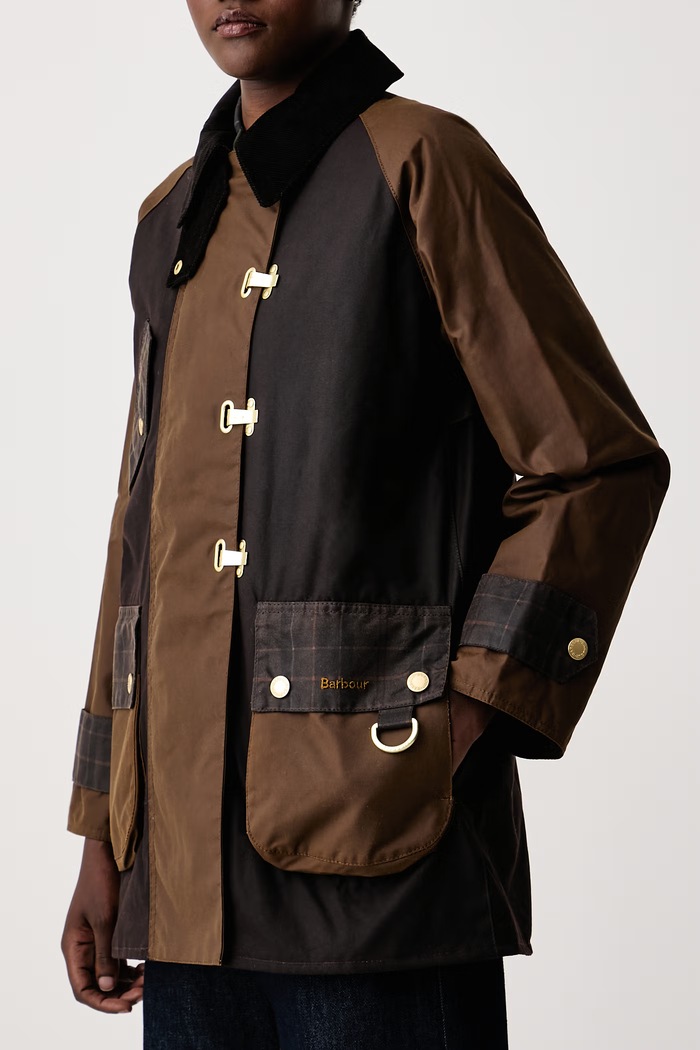 Kurtka damska bawełniana Felton Barbour LWX1576 brązowy