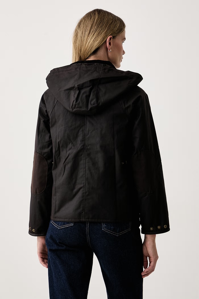 Odzież Barbour Krótka kurtka damska bawełniana Georgette LWX1594 brązowy