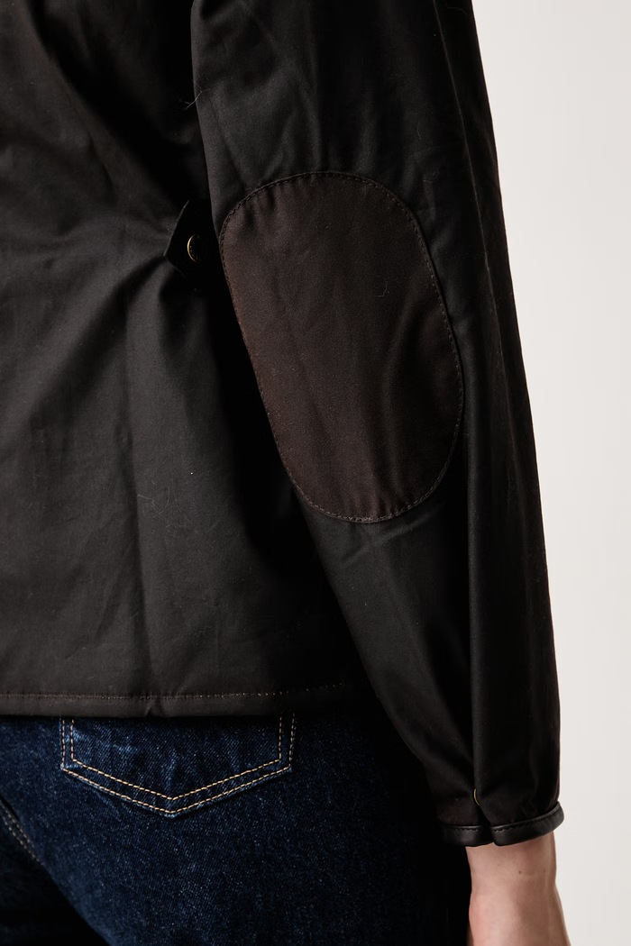 Krótka kurtka damska bawełniana Georgette Barbour brązowy LWX1594