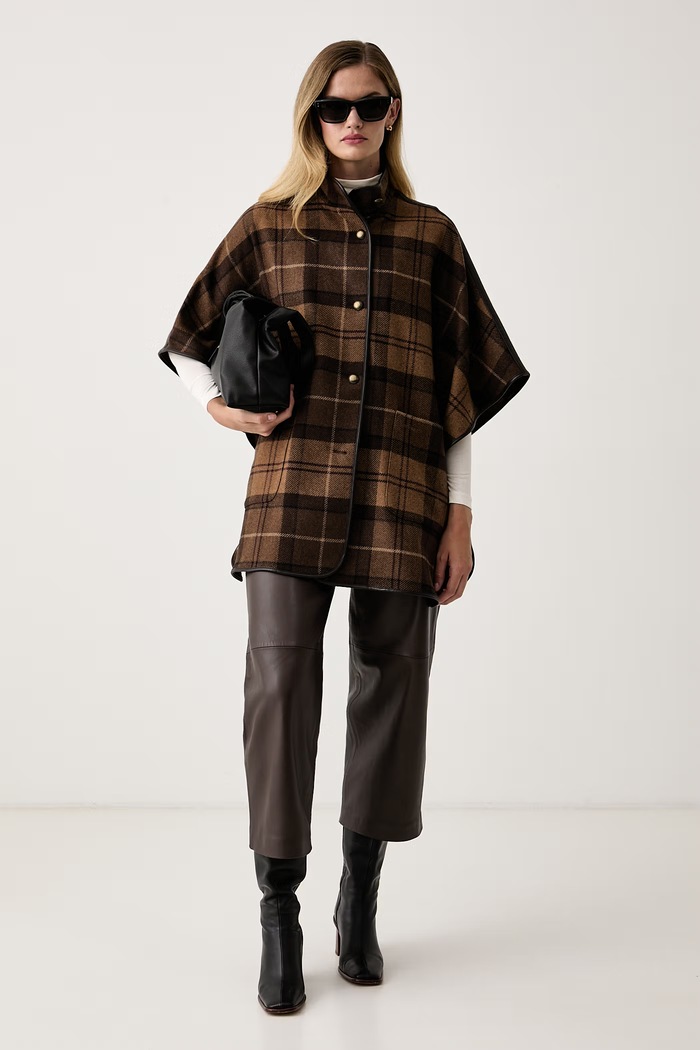 Barbour Kurtka przejściowa damska z wełną Judith LWO0266 brązowy AW26