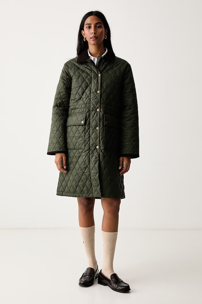 Barbour Parka damska Rosamund zielony LQU1947