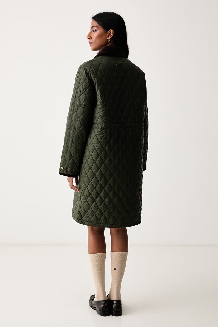 Odzież Barbour Parka damska Rosamund LQU1947 zielony