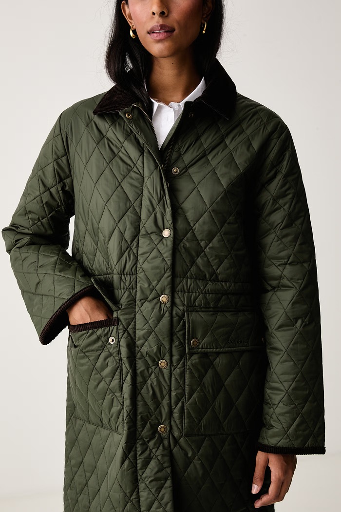 Parka damska Rosamund Barbour LQU1947 zielony