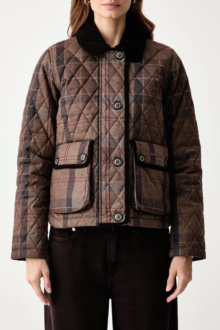Női kabát Louden Barbour LQU1767 barna