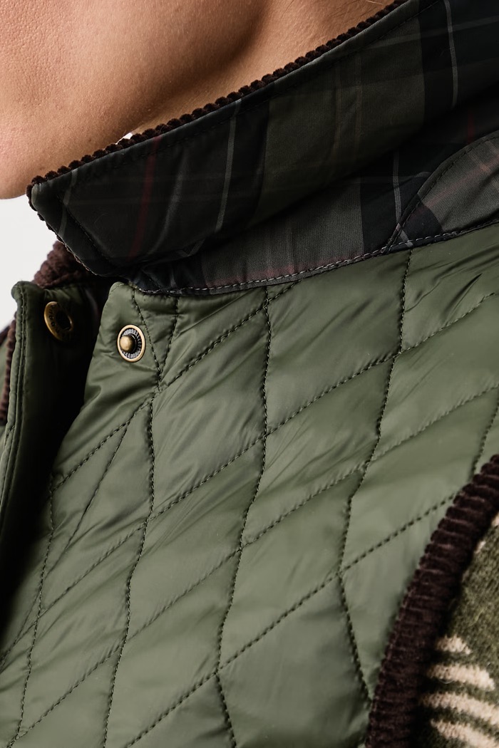 Bezrękawnik damski Darwen Barbour zielony LGI0229