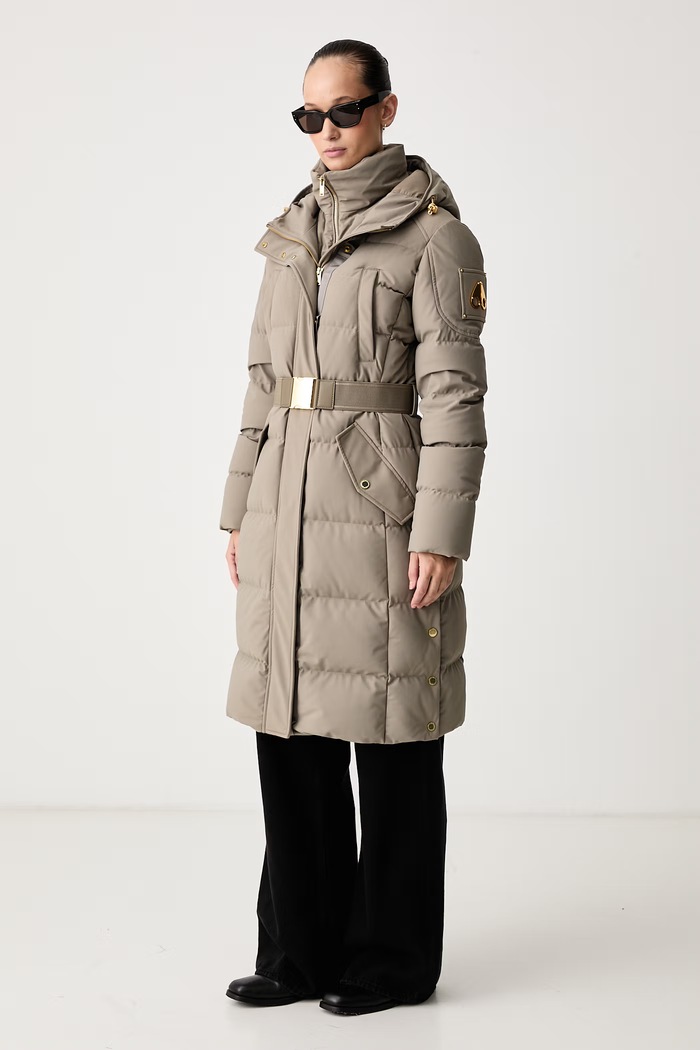 MOOSE KNUCKLES Kurtka puchowa damska M36LP207GS beżowy AW26
