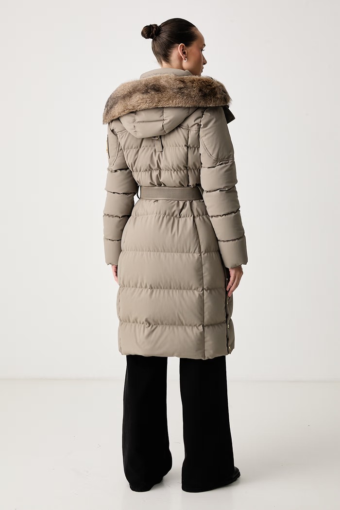 Odzież MOOSE KNUCKLES Kurtka puchowa damska M36LP207GS beżowy