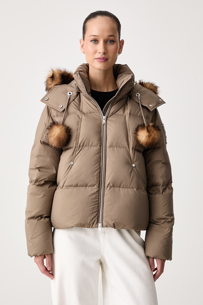 MOOSE KNUCKLES Kurtka puchowa damska beżowy M36LB006W
