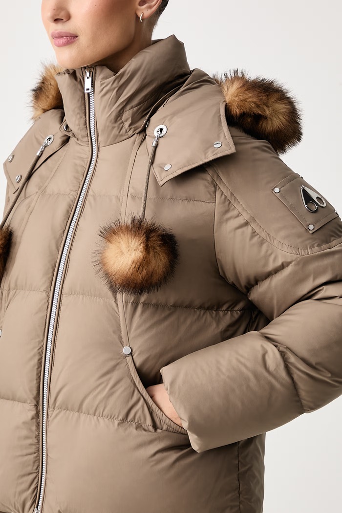 Kurtka puchowa damska MOOSE KNUCKLES M36LB006W beżowy