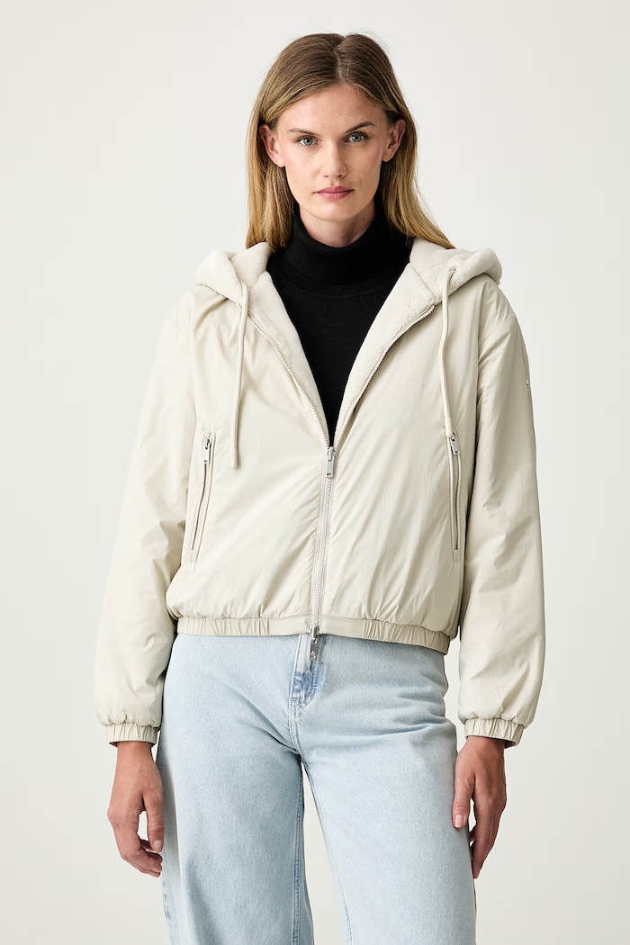 MOOSE KNUCKLES kurtka dwustronna damska M34LS652 beżowy AW26