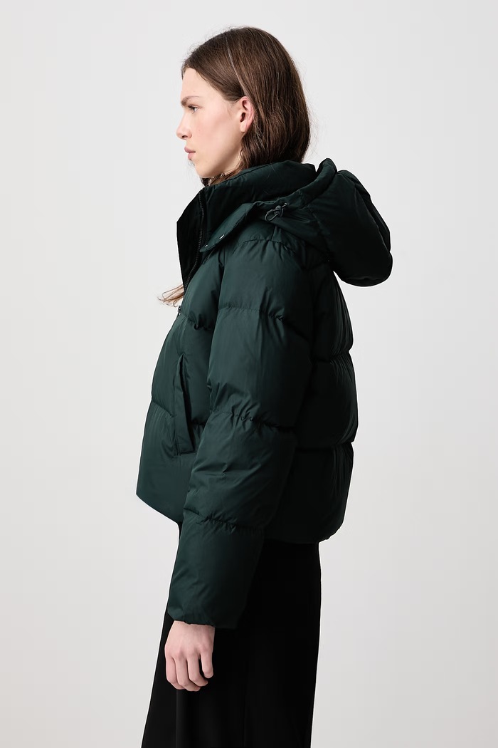 Kurtka puchowa damska Lacoste BF8434 zielony
