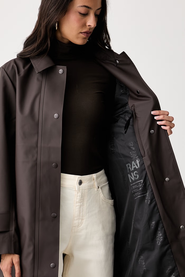 Rains kurtka przeciwdeszczowa Nara W Long Jacket W3 21520.177