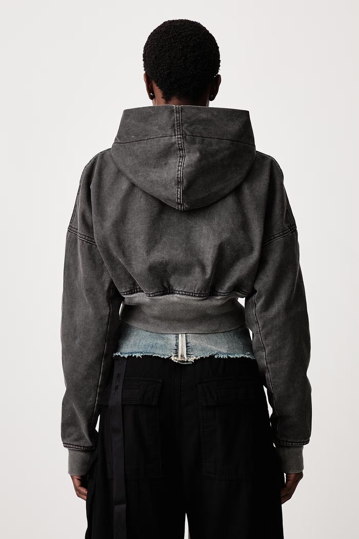 Clothing Rick Owens DRKSHDW Bomber jacket Women's cotton DS02F6722.CVG gray