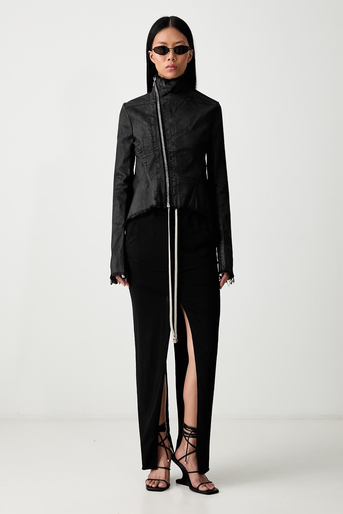 Rick Owens DRKSHDW Naska Gary τζιν μπουφάν γυναικείο ντένιμ DS02F6703.SBW μαύρο AW26