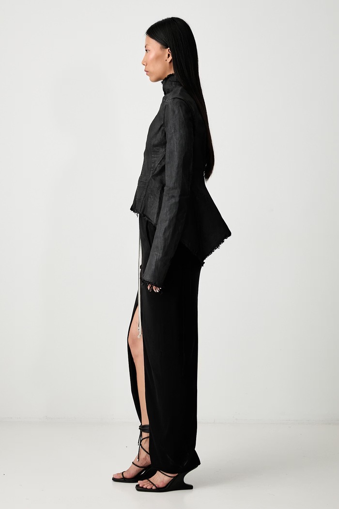 Naska Gary τζιν μπουφάν γυναικείο ντένιμ Rick Owens DRKSHDW DS02F6703.SBW μαύρο