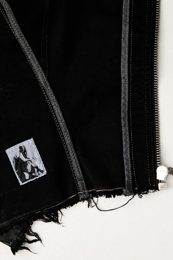Rick Owens DRKSHDW Naska Gary τζιν μπουφάν γυναικείο ντένιμ DS02F6703.SBW