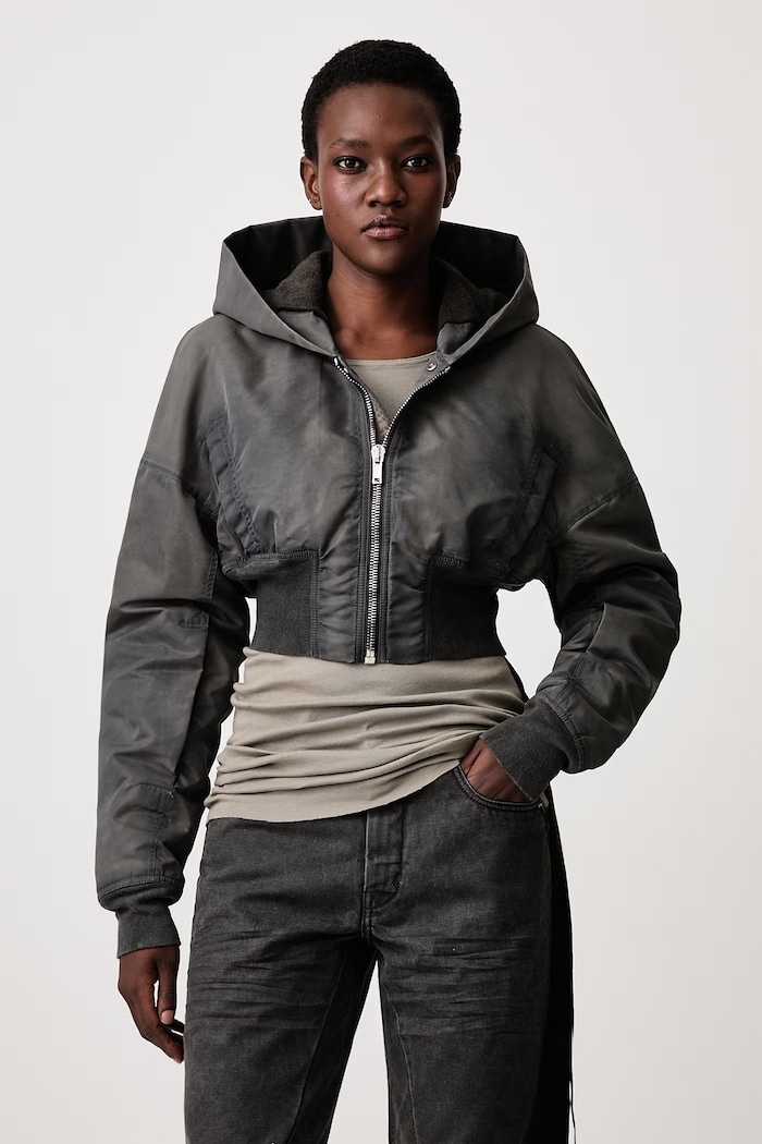 Rick Owens DRKSHDW Bomber jacket Women's gray DS02F6722.NBFD