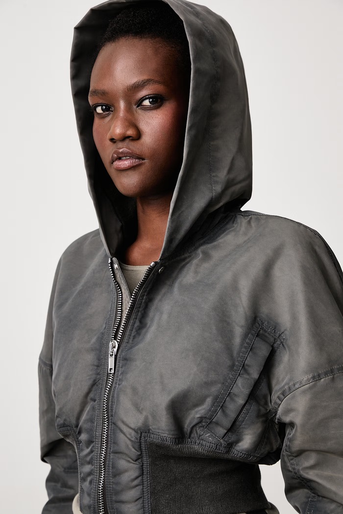 Bomber jacket Women's Rick Owens DRKSHDW gray DS02F6722.NBFD
