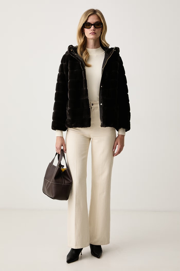 Marella Kratka jakna za žene Emme by Marella 2625456082200 smeđa AW26