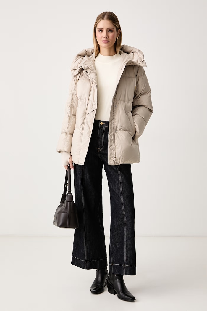 Marella Пухова куртка жіноча MLLDRAGHI 2623486015200 бежевий AW26