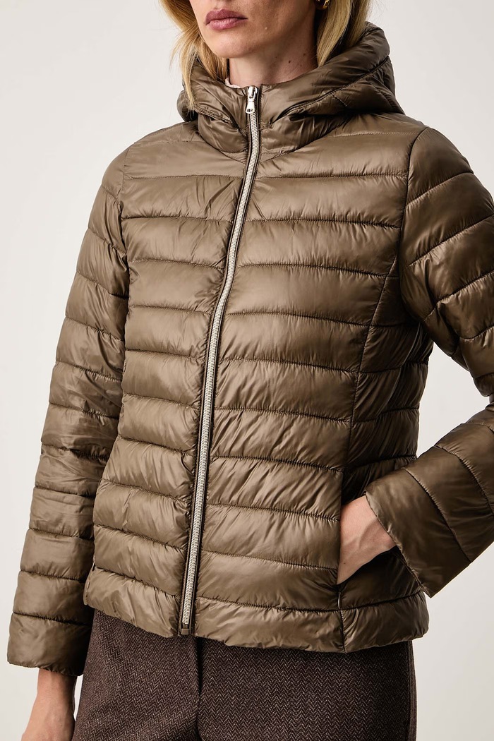 Kurtka pikowana damska Emme by Marella Marella 2625486081200 brązowy