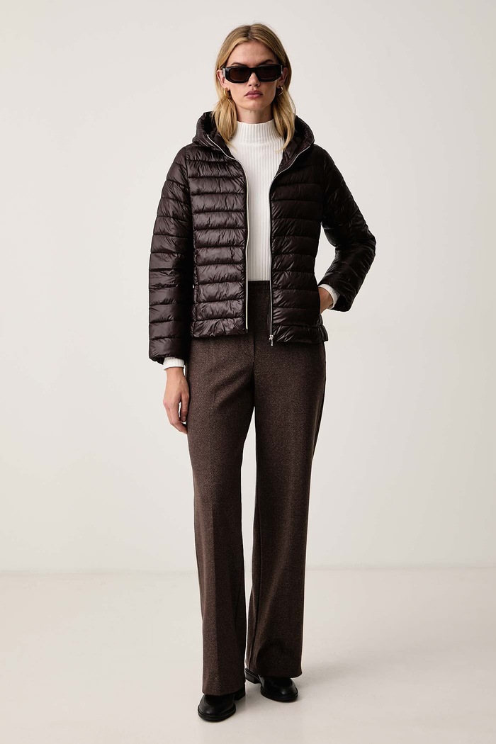 Marella Kurtka pikowana damska Emme by Marella 2625486081200 brązowy AW26