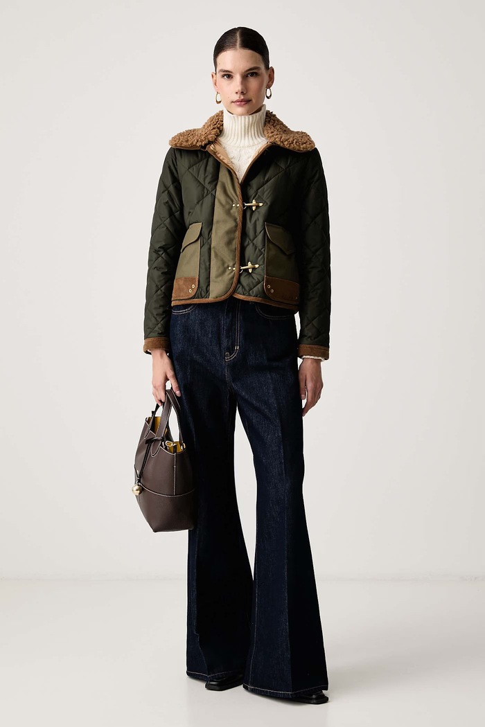 FAY Kurtka damska NAW22533400YNV zielony AW26