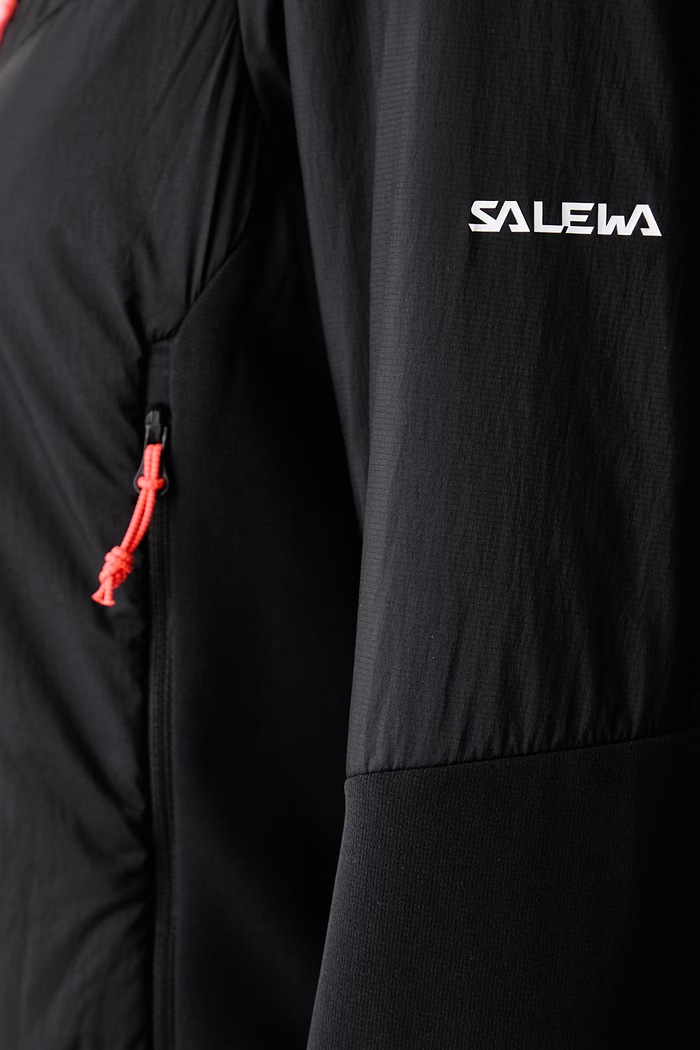 Kurtka trekkingowa damska ORTLES Salewa czarny 00.0000029373