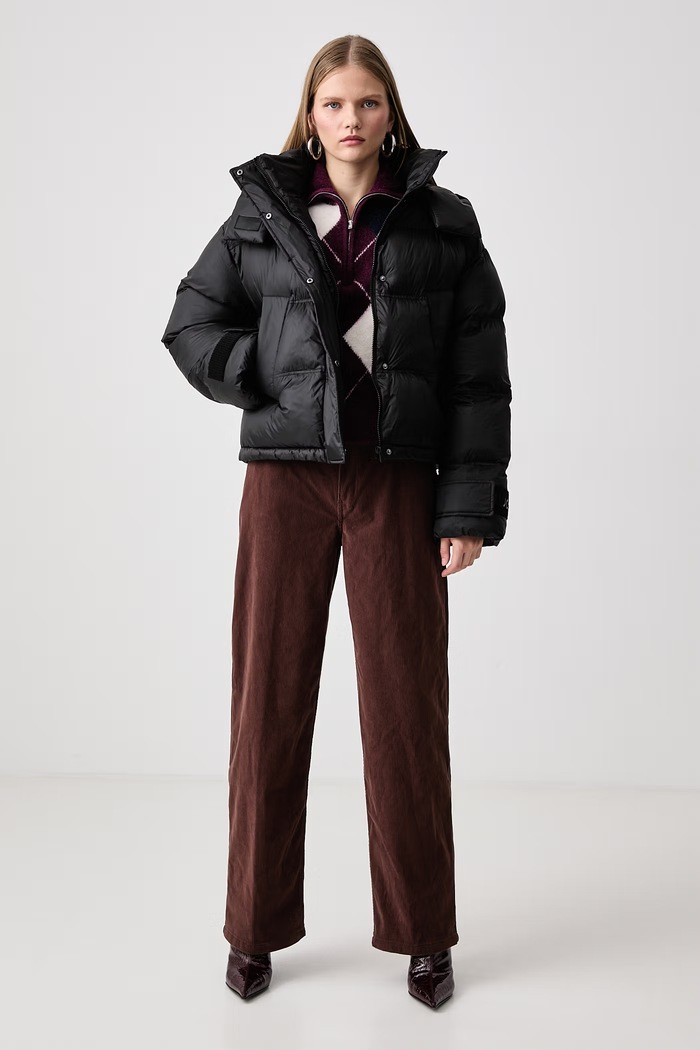 HUGO Blue Prošivena jakna za žene Farida-2_B 50567766 crna AW26