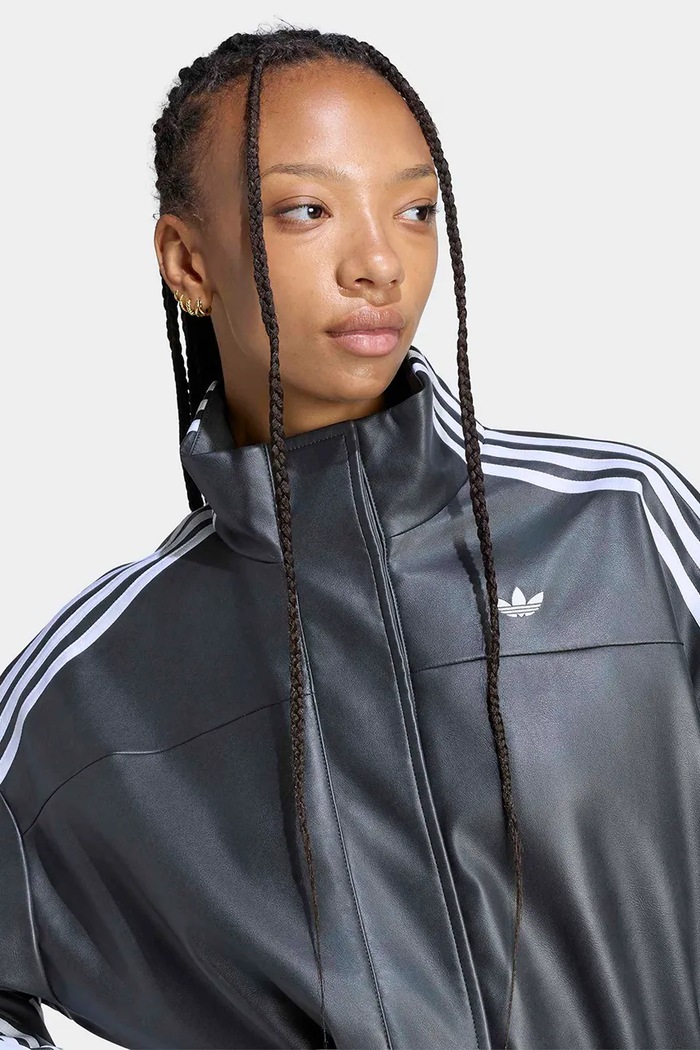 Kurtka damska z imitacji skóry Adilenium Season 6 Pleather Jacket adidas Originals LH1945 czarny