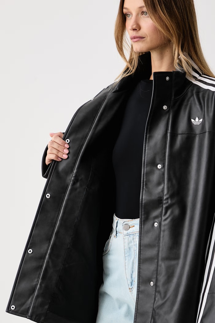 adidas Originals Bunda dámská z imitace kůže Adilenium Season 6 Pleather Jacket LH1945