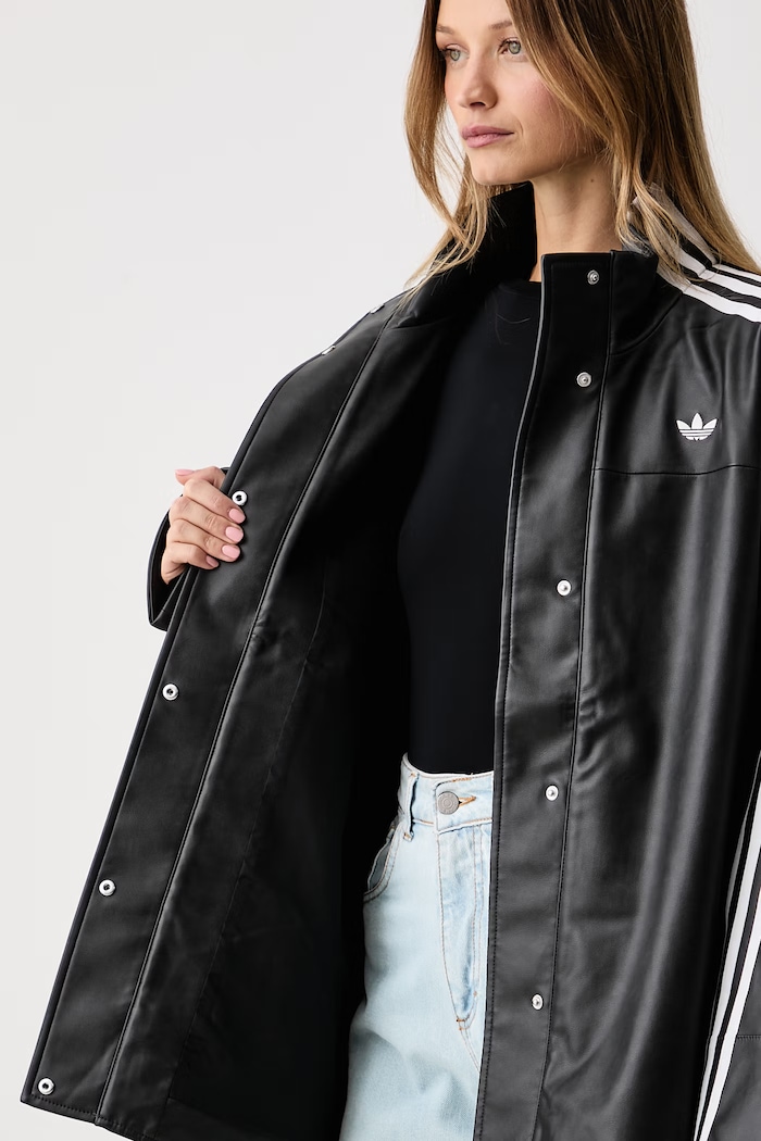 adidas Originals Bunda dámská z imitace kůže Adilenium Season 6 Pleather Jacket LH1945