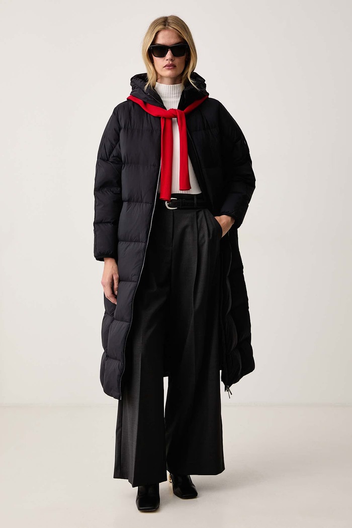 BOSS Kurtka puchowa damska Padun 50567451 granatowy AW26