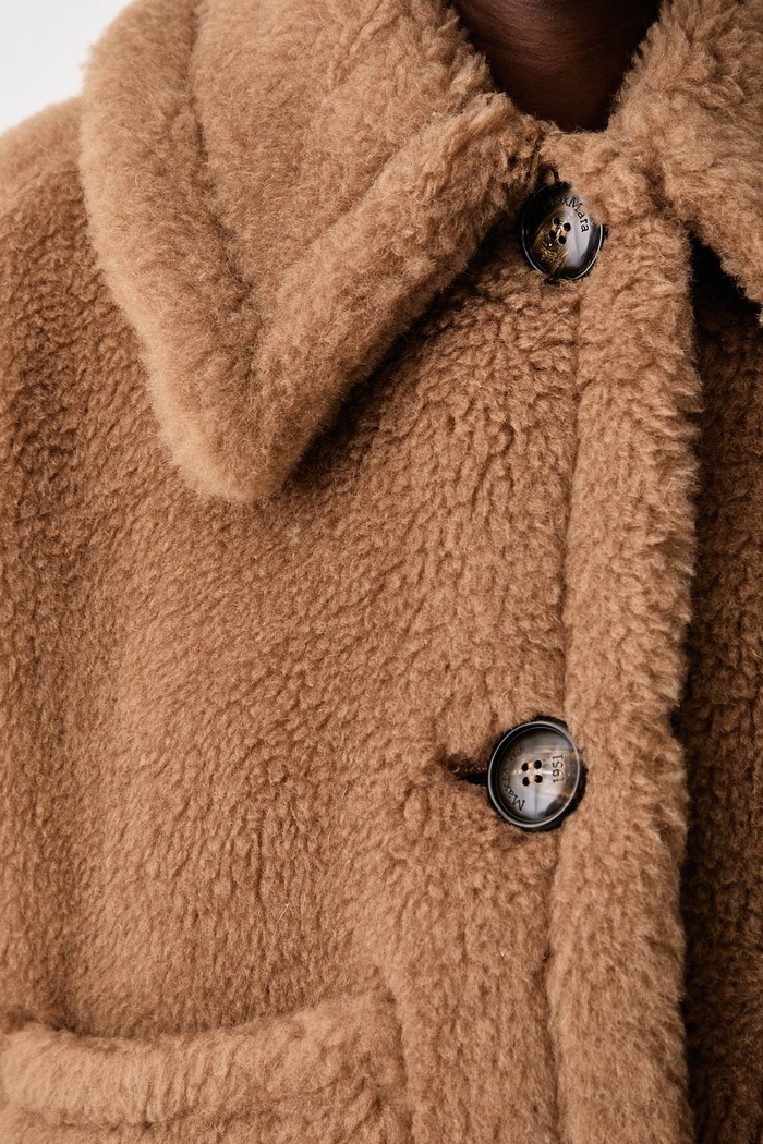 Max Mara krótka kurtka damska z wełną 2624736252600
