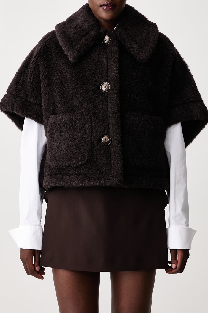 Max Mara дощовик жіночий з вовною 2624736242600 коричневий