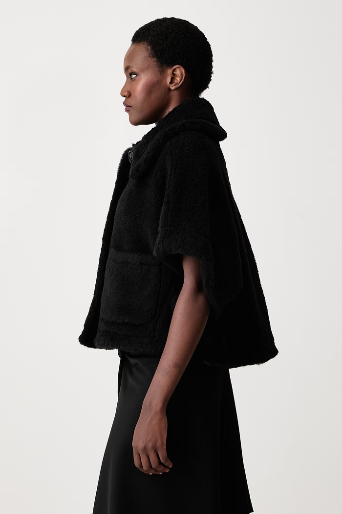 Max Mara дощовик жіночий з вовною чорний 2624736242600