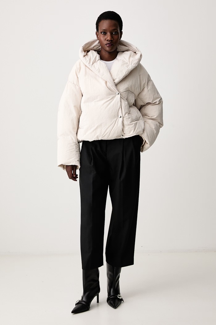 Sportmax Vodka kurtka puchowa damska 2622486012600 beżowy AW26