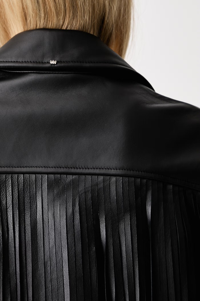 Sportmax Vicario ramoneska damska skórzana 2622446021600