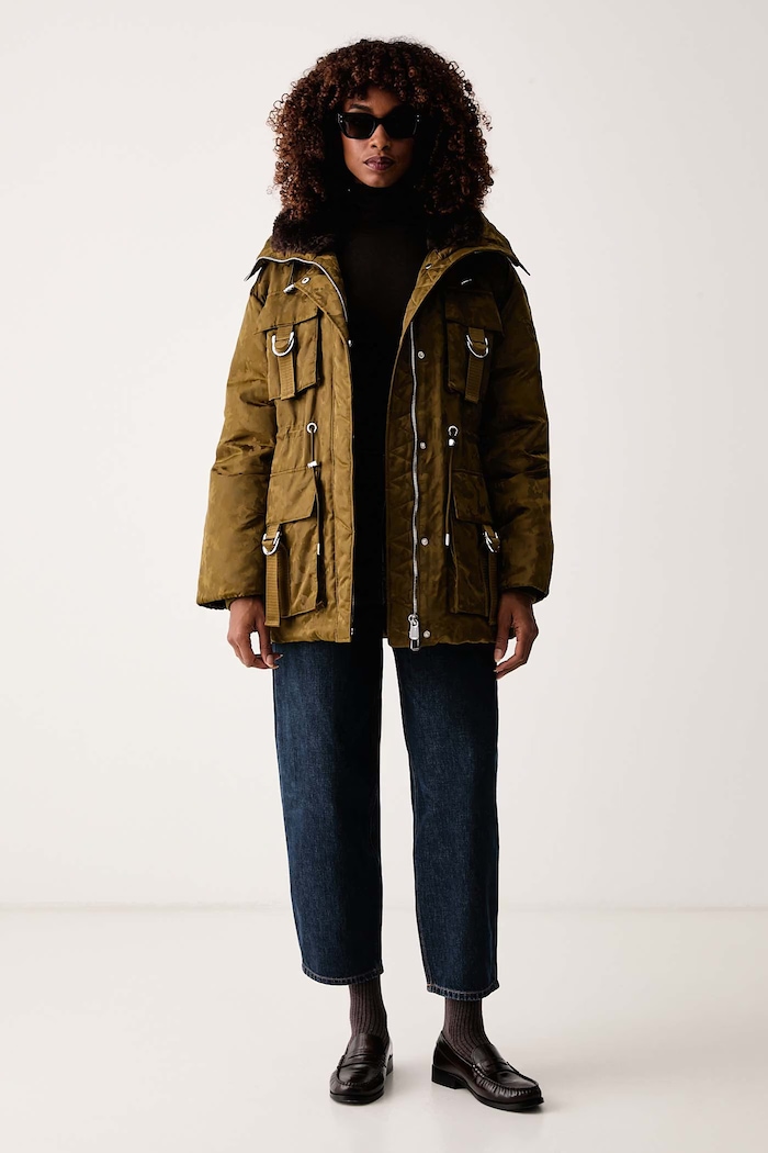 Pinko Pernata jakna za žene 107723.A3LZ zelena AW26
