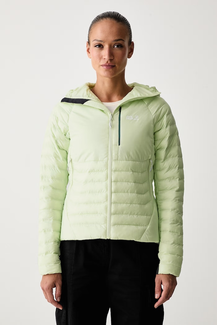 Jack Wolfskin Kurtka sportowa damska ROUTEBURN zielony A66387