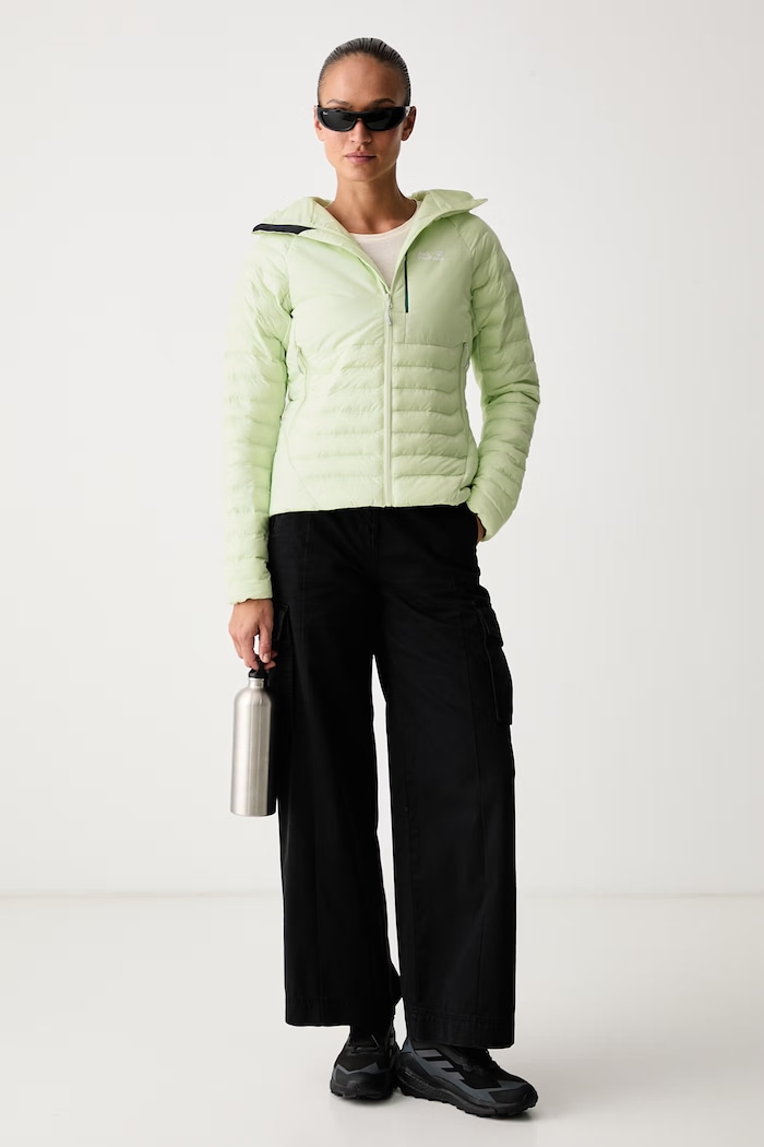 Jack Wolfskin Kurtka sportowa damska ROUTEBURN A66387 zielony AW26