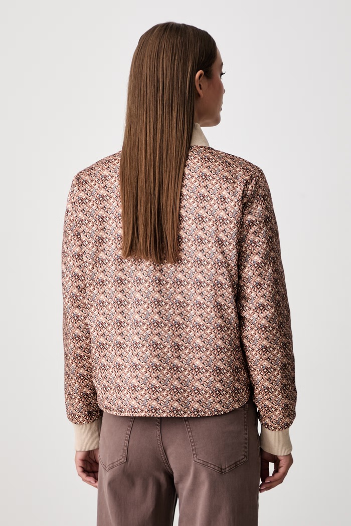 Scotch & Soda kurtka dwustronna damska U9G01479T beżowy