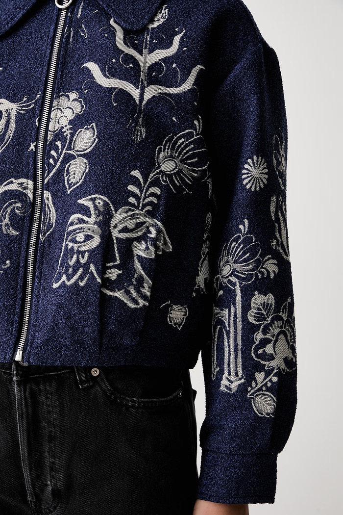 Scotch & Soda krótka kurtka damska U9G01475T granatowy