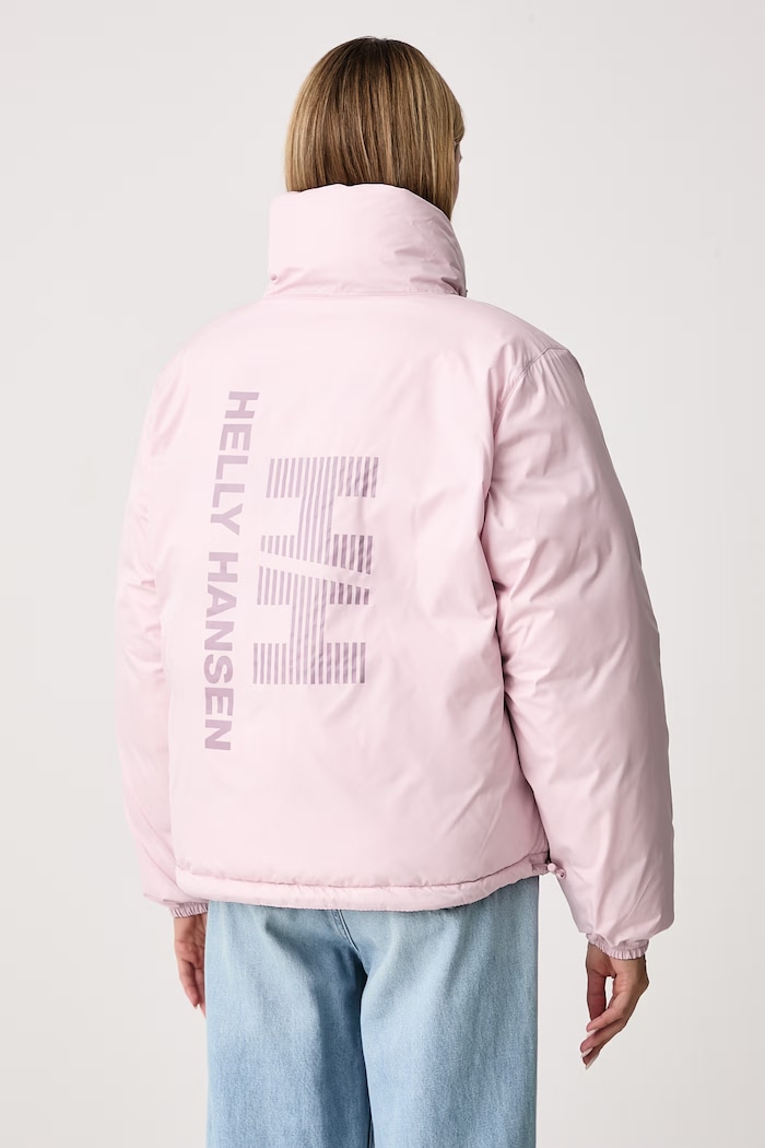 Odzież Helly Hansen Kurtka dwustronna damska REVERSIBLE PUFFER 54061.676 różowy