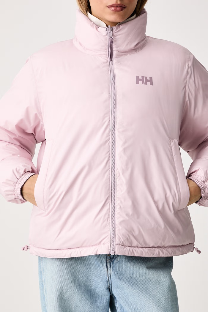Kurtka dwustronna damska REVERSIBLE PUFFER Helly Hansen różowy 54061.676