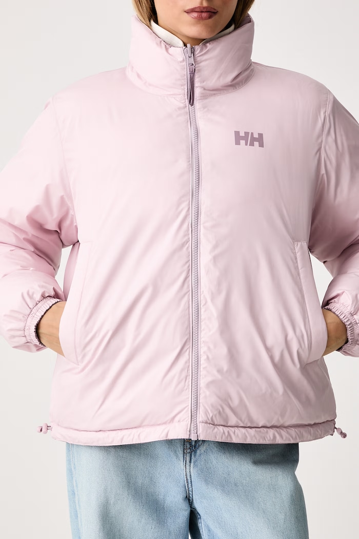 Kurtka dwustronna damska REVERSIBLE PUFFER Helly Hansen różowy 54061.676