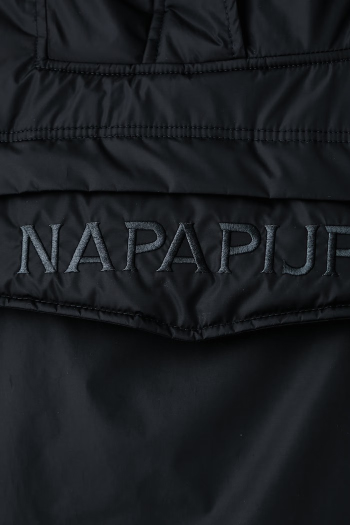 Anorak damski Rainforest Napapijri czarny NP0A8AHA4001