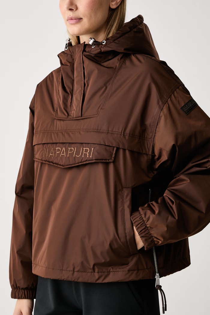Anorak męski Rainforest Napapijri NP0A8AHAW331 brązowy